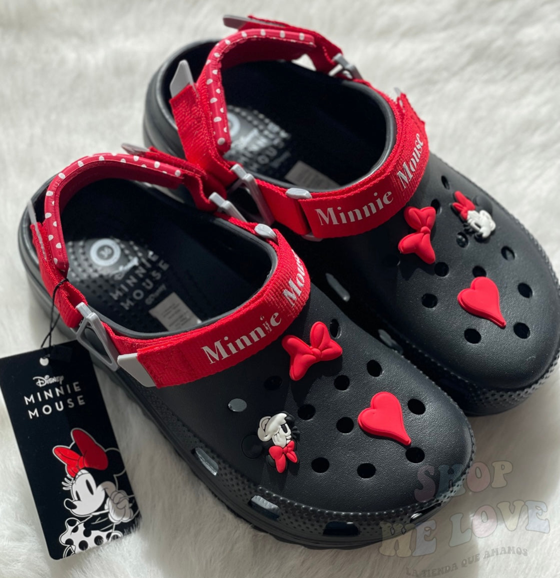 Estilo crocs Minnie mouse