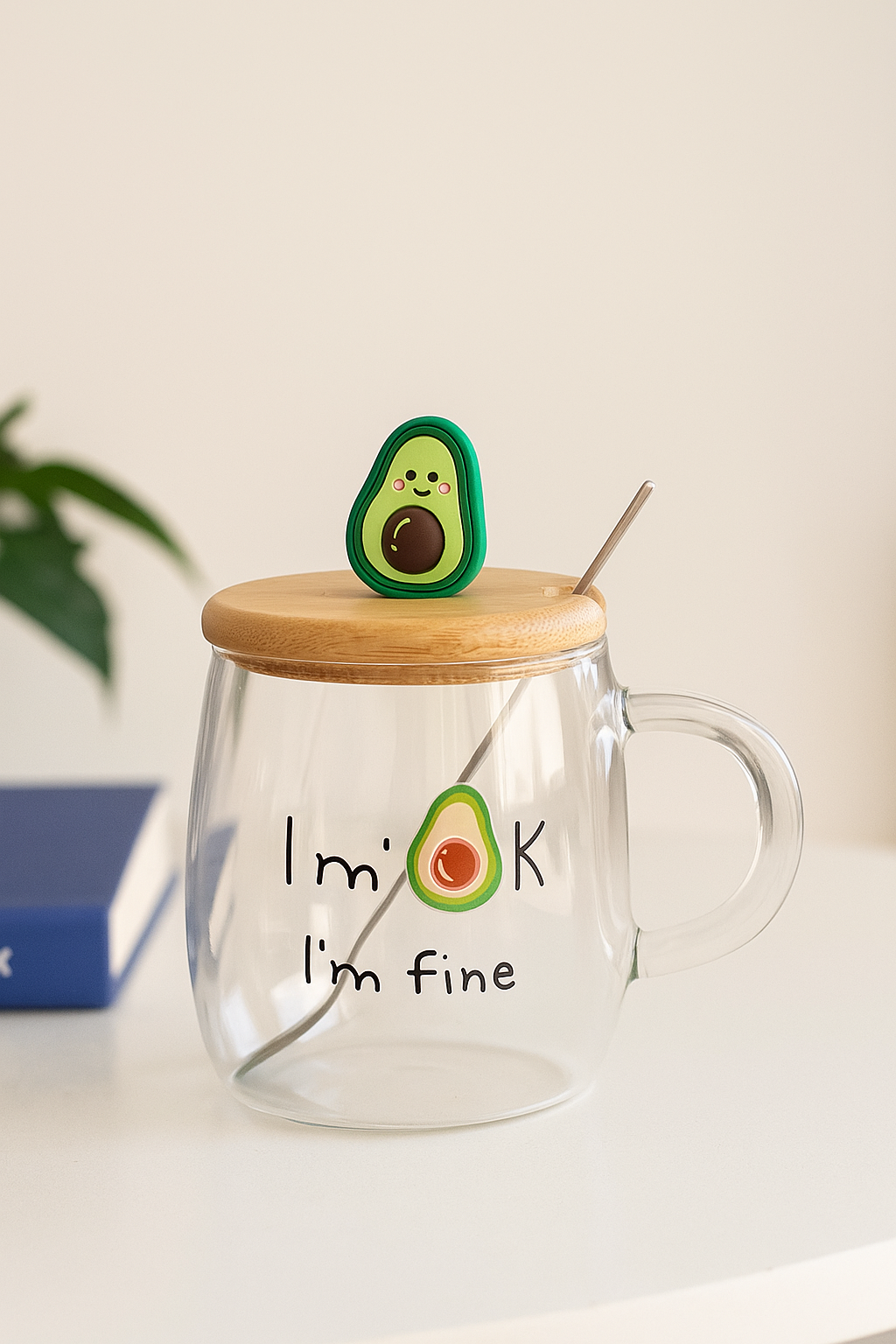 Tazas de Vidrio con Palta