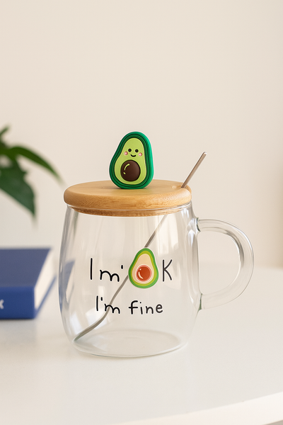 Tazas de Vidrio con Palta