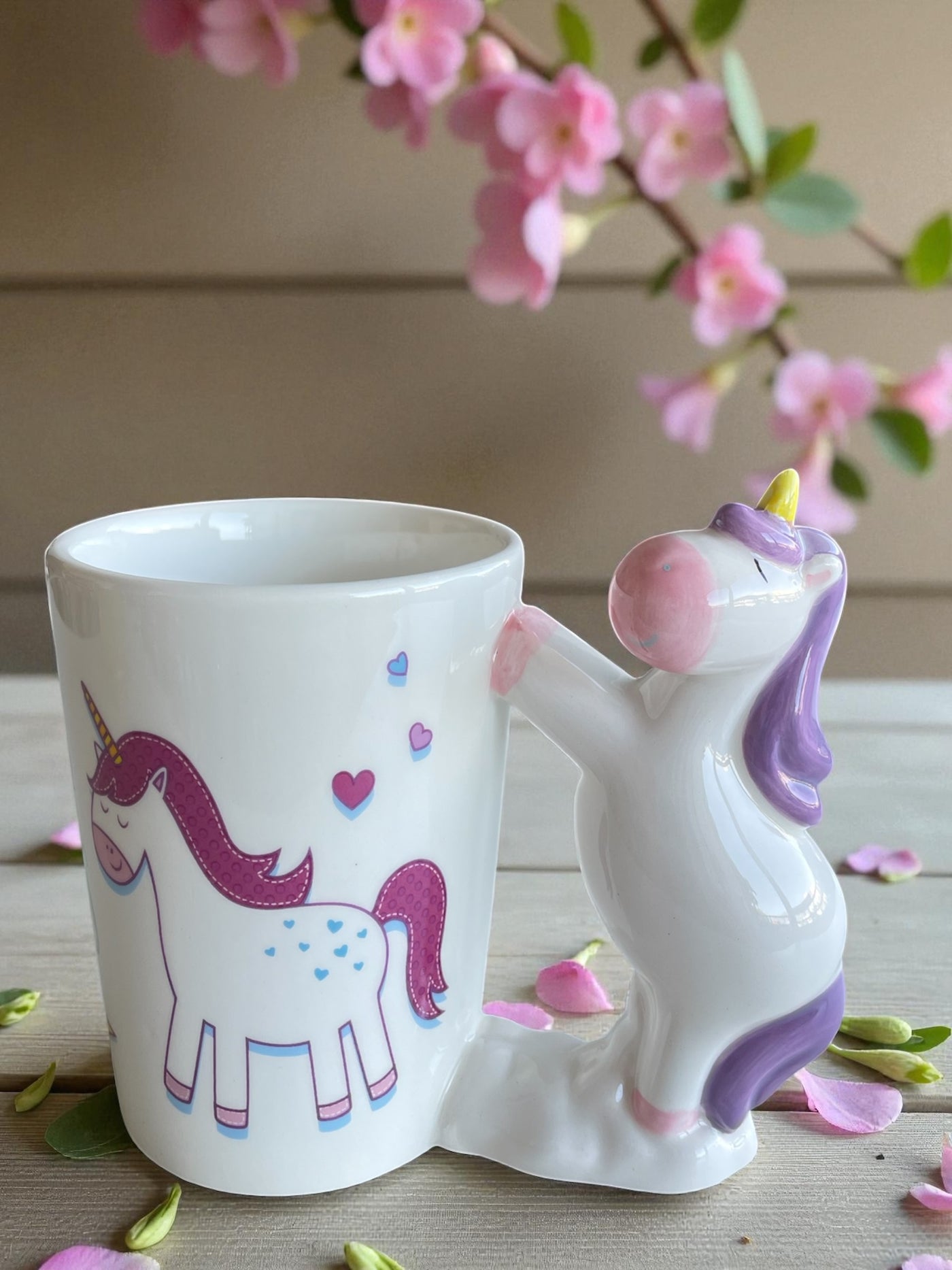 Taza Unicornio Amoroso 💕 – Edición mágica con figura 3D