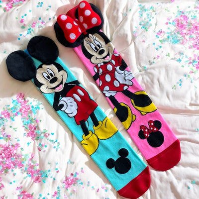 Calcetines minnie y mickey 3D
