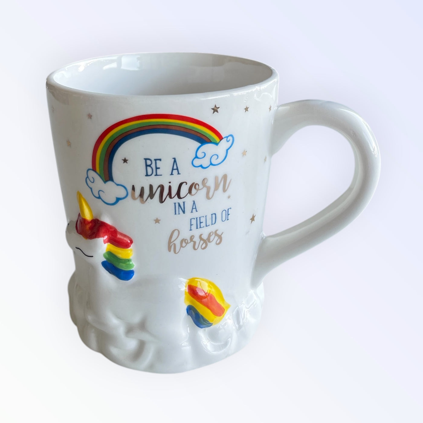 Taza Unicornio “Be a Unicorn in a Field of Horses” 🌈✨
