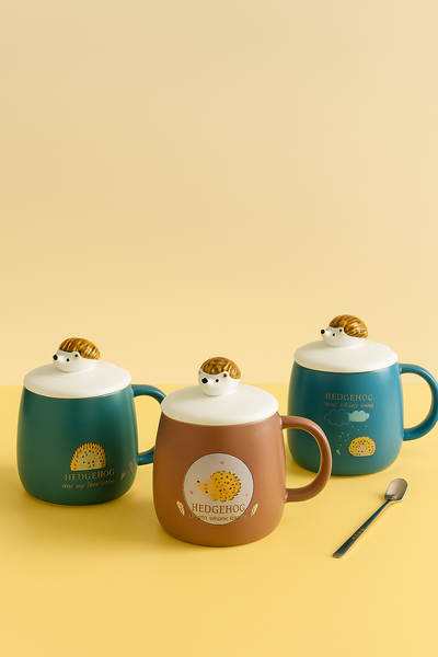 🦔 Tazas Erizo “One Sky, One Home” – Colección Hedgehog