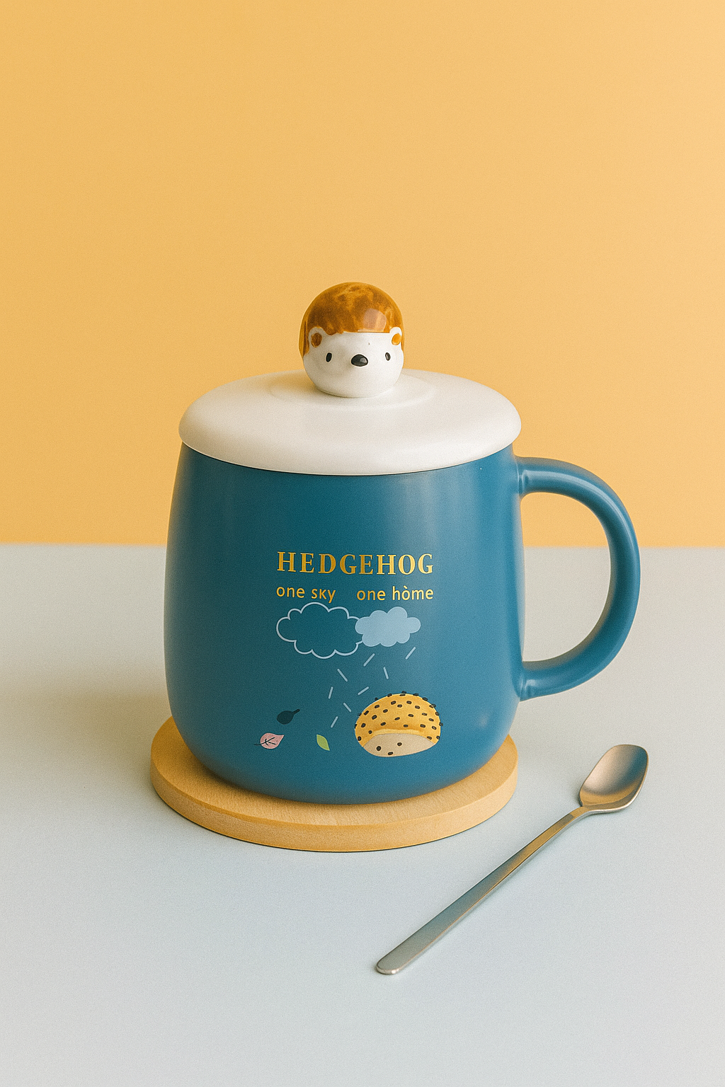 🦔 Tazas Erizo “One Sky, One Home” – Colección Hedgehog