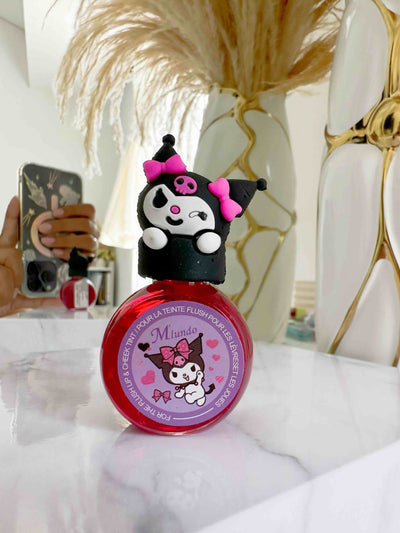 Tinta labial o rubor kuromi y hello Kitty