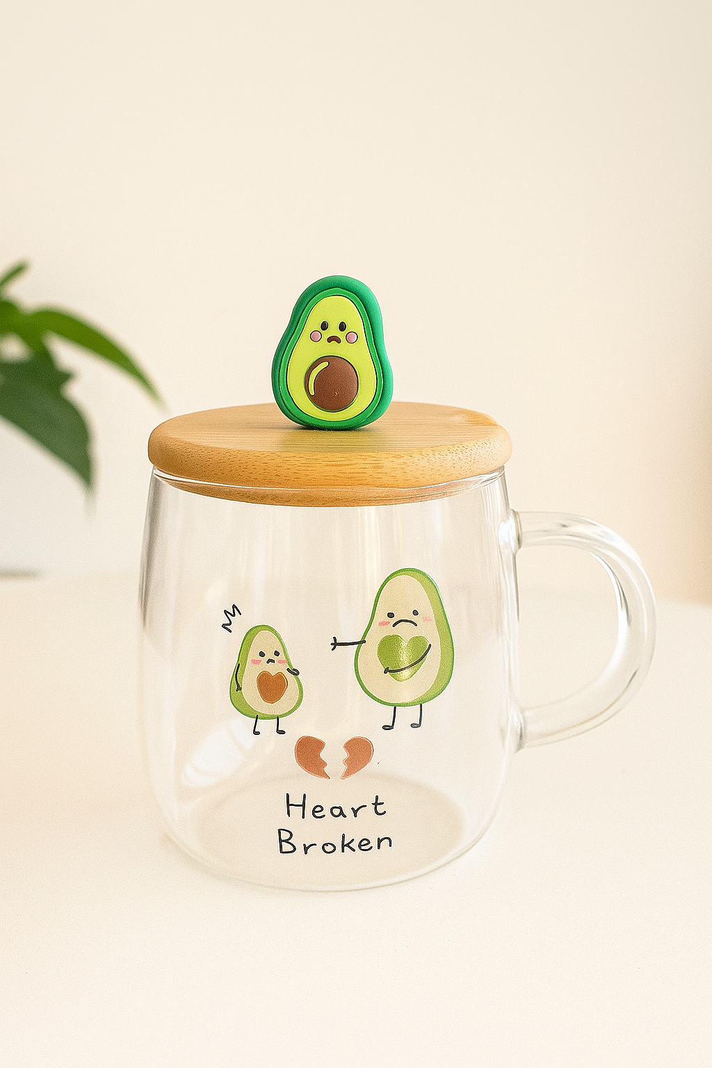 Tazas de Vidrio con Palta