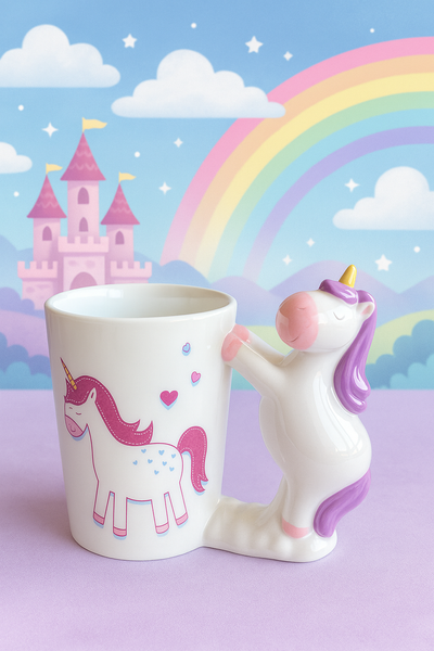 Taza Unicornio Amoroso 💕 – Edición mágica con figura 3D