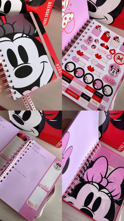 Agenda DISNEY Minnie Mouse 100 años 2024