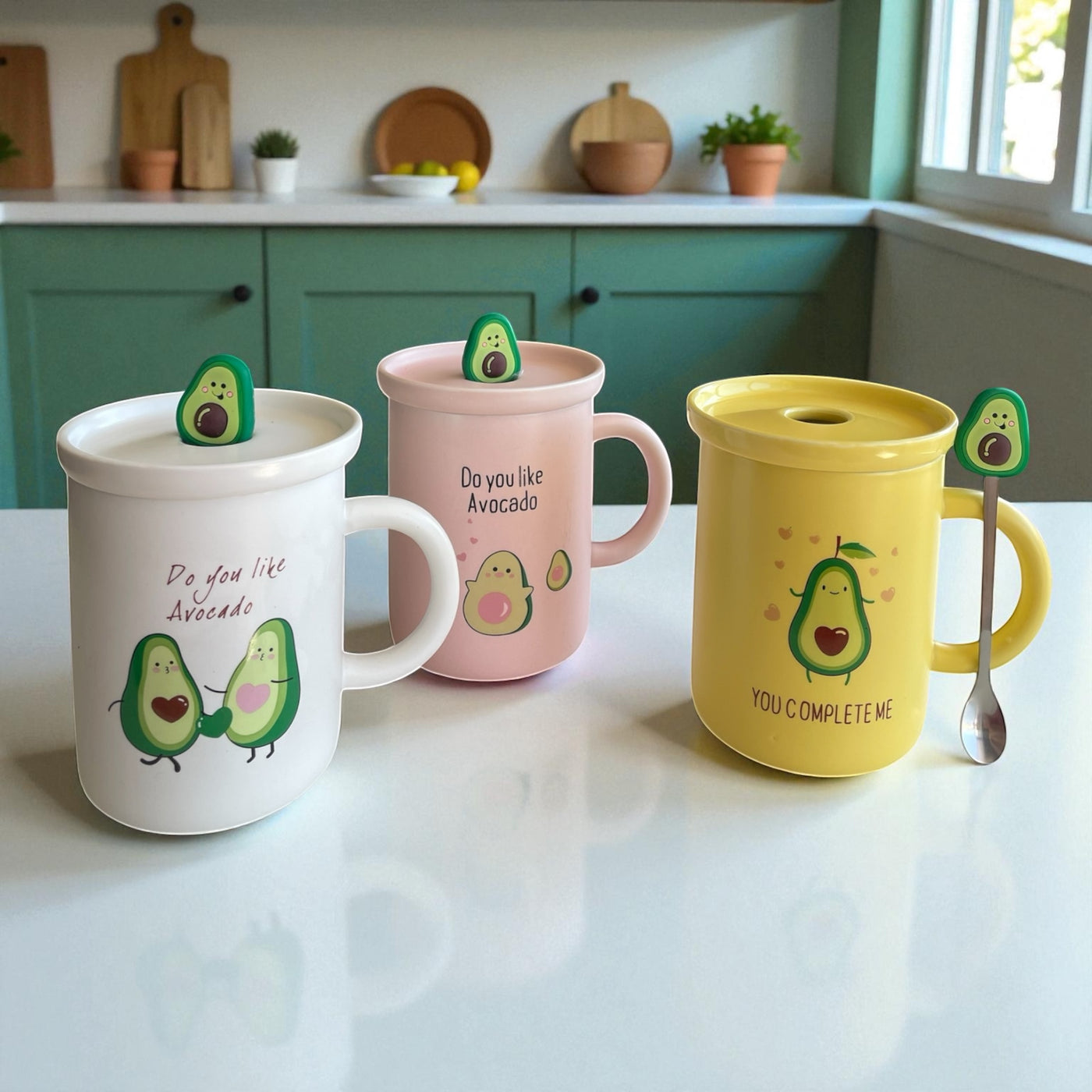 Tazas Avocado Love – Edición “You Complete Me”