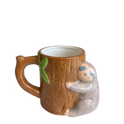 Taza Perezoso 🦥 | Taza Cerámica con Diseño 3D Relajante y Adorable