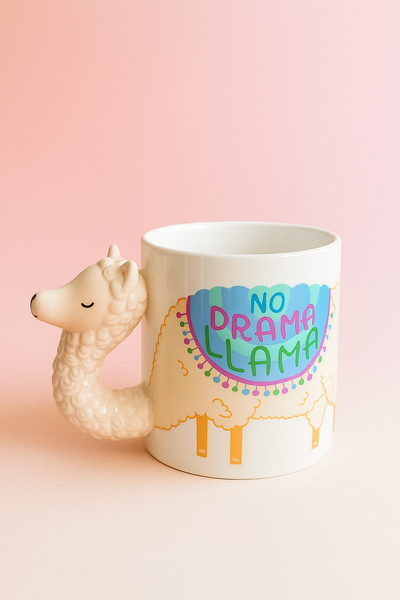 🦙 Taza “No Drama Llama” – Edición Chill Mood