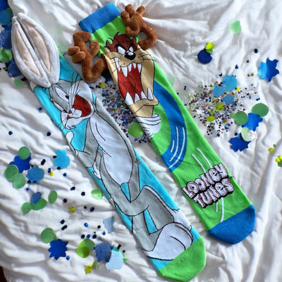 Calcetines bugs bunny y tazmania 3D