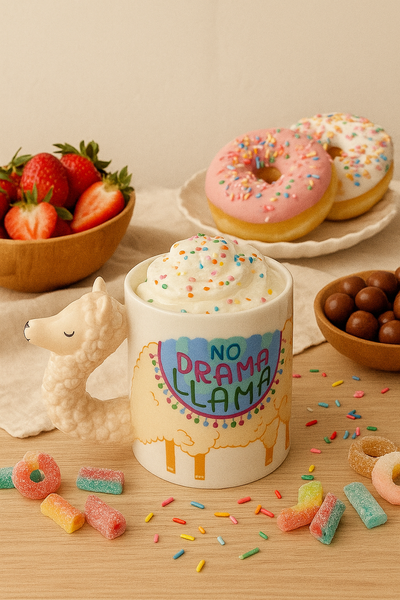 🦙 Taza “No Drama Llama” – Edición Chill Mood