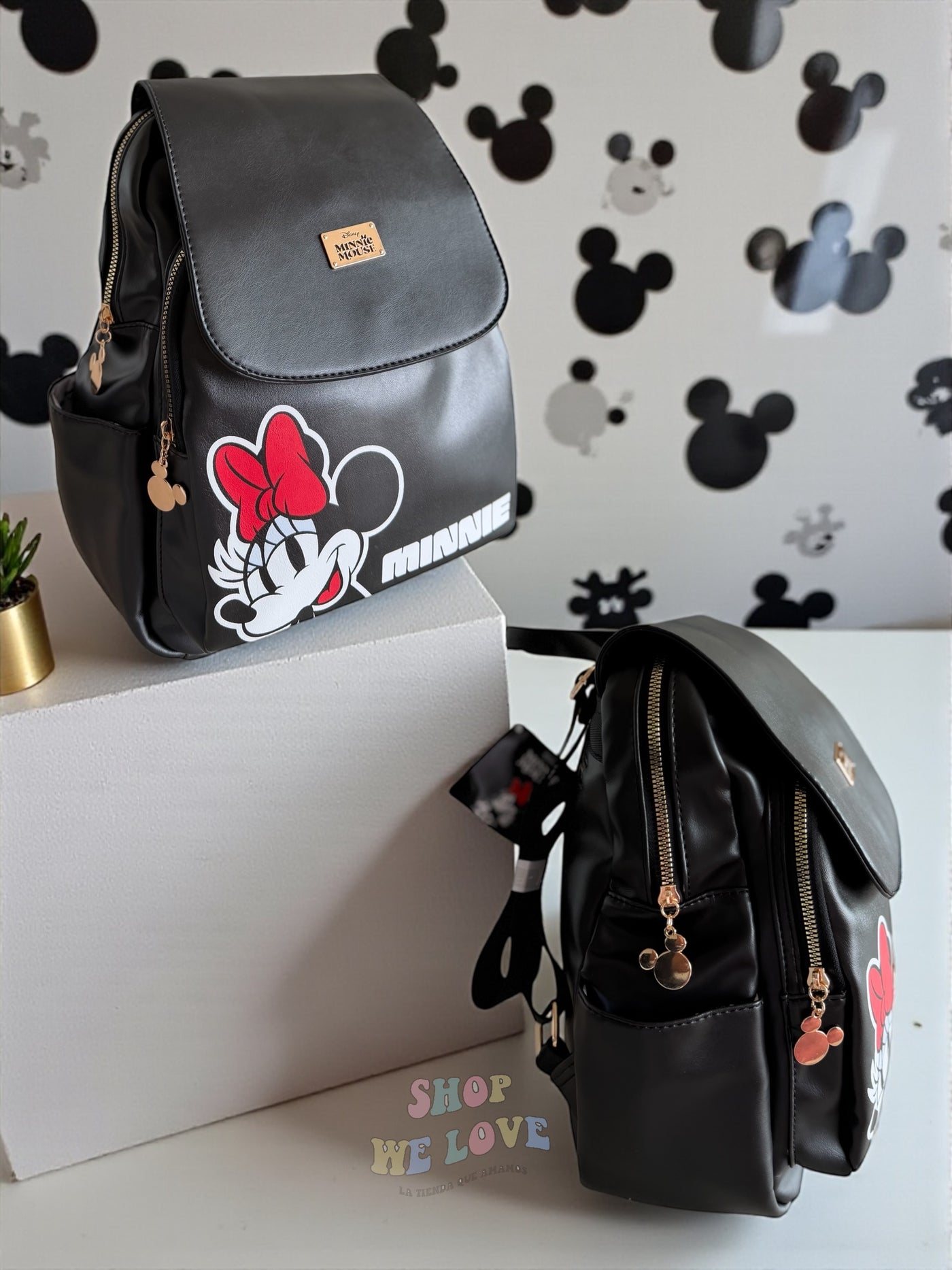 Mochila Minnie Negra