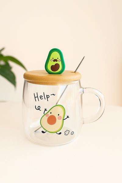 Tazas de Vidrio con Palta