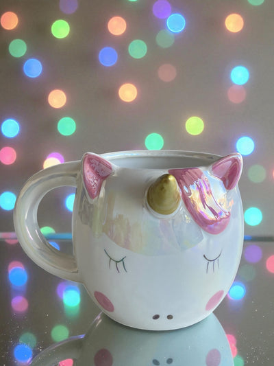 Taza Unicornio Encantado 🌈✨ – Cerámica brillante con diseño mágico