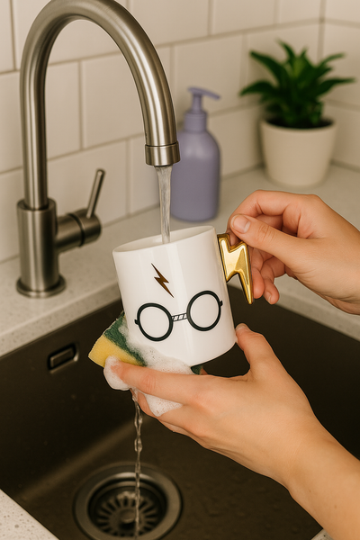 Taza Mágica Inspiración Hechicera Harry potter⚡ – Asa Dorada Edición Especial