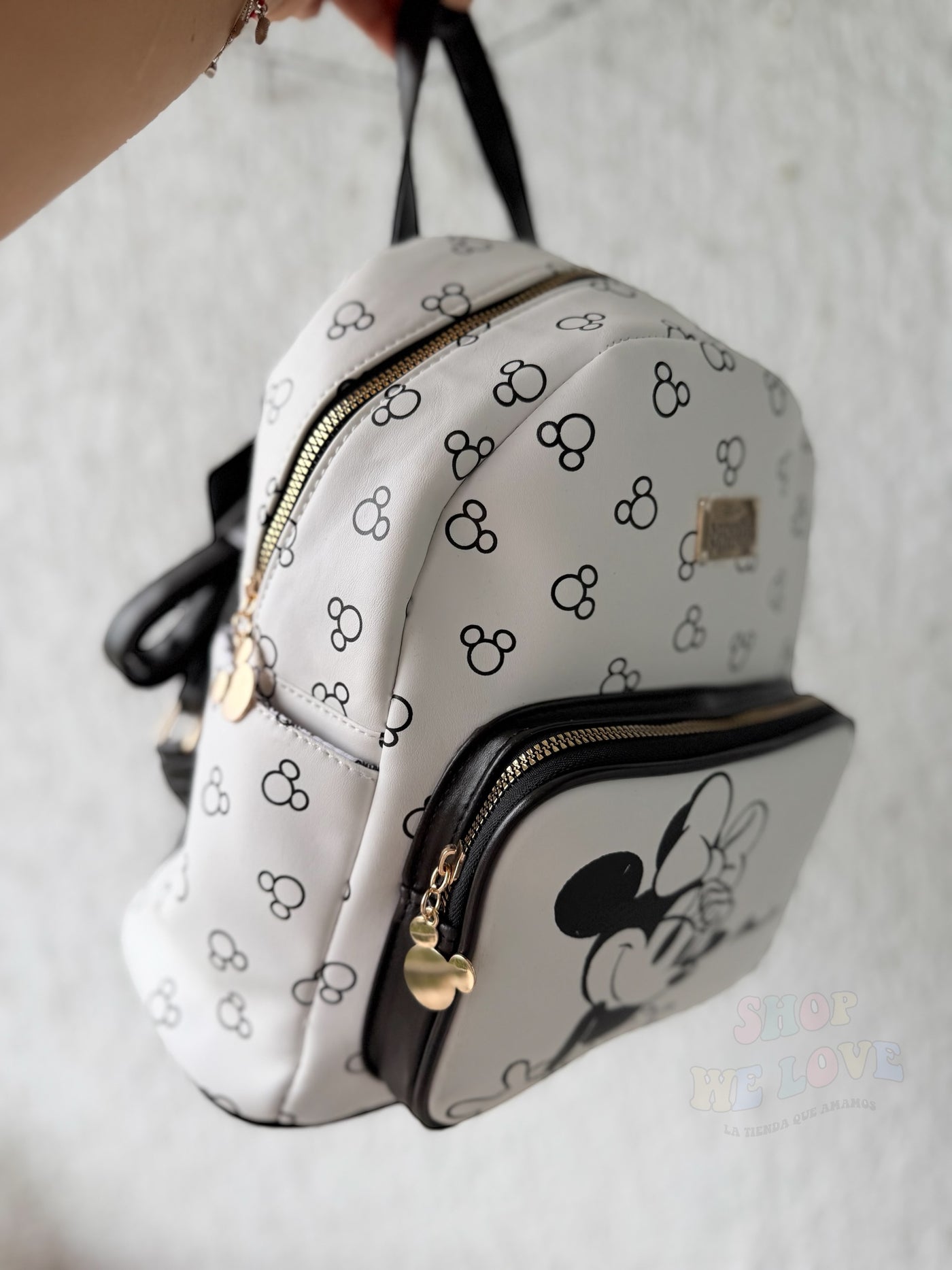 Mochila Minnie Mouse – Edición Premium Blanca | Colores Lila o Negro