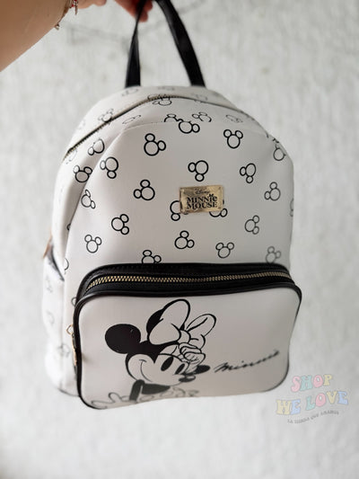 Mochila Minnie Mouse – Edición Premium Blanca | Colores Lila o Negro