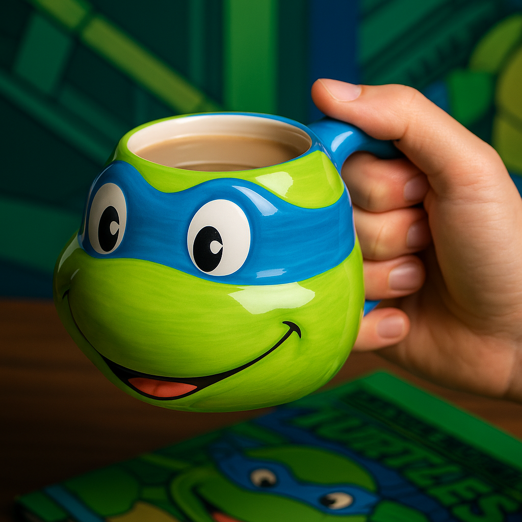 Mug 3D tortuga ninja