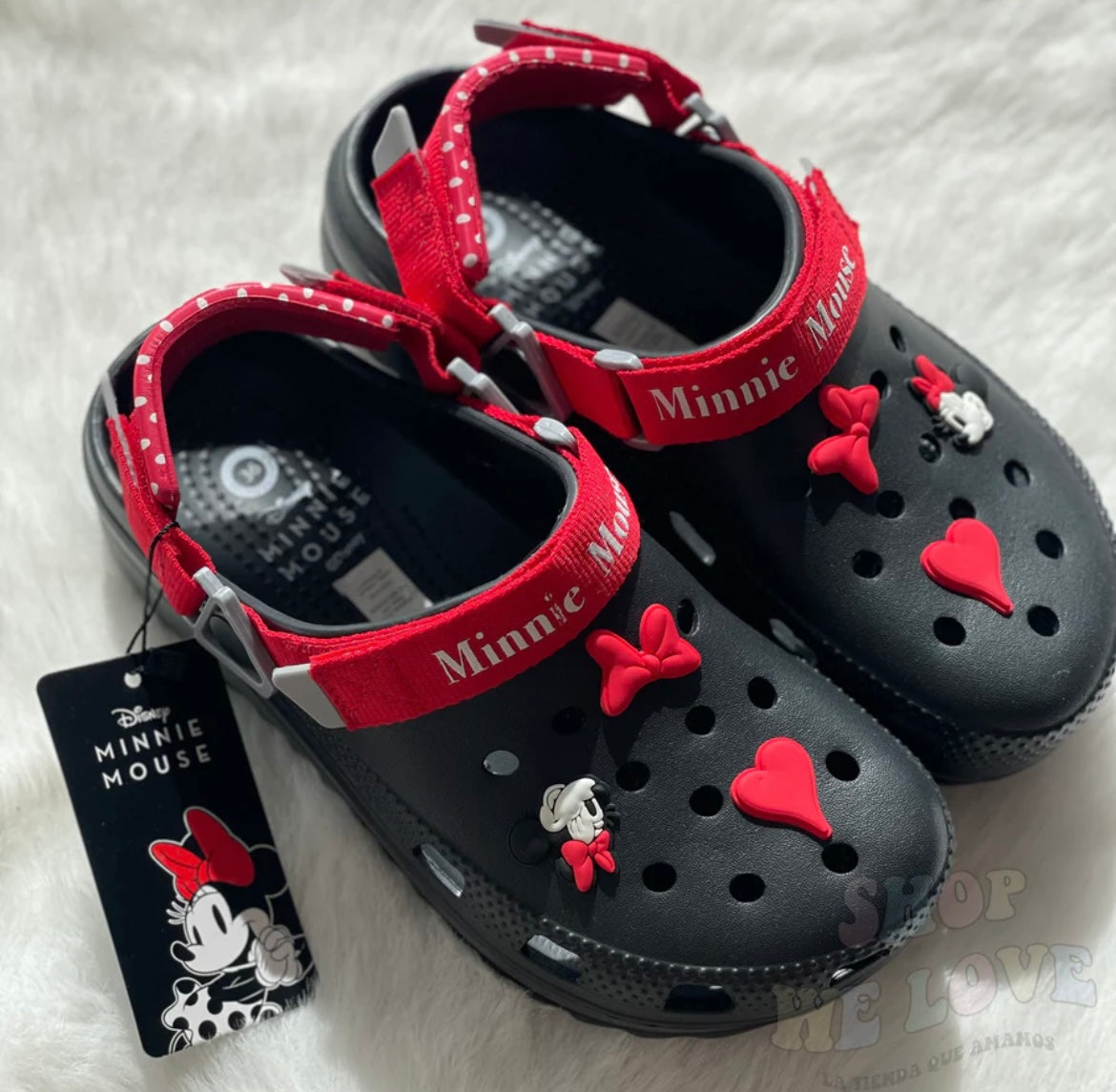 Estilo crocs Minnie mouse