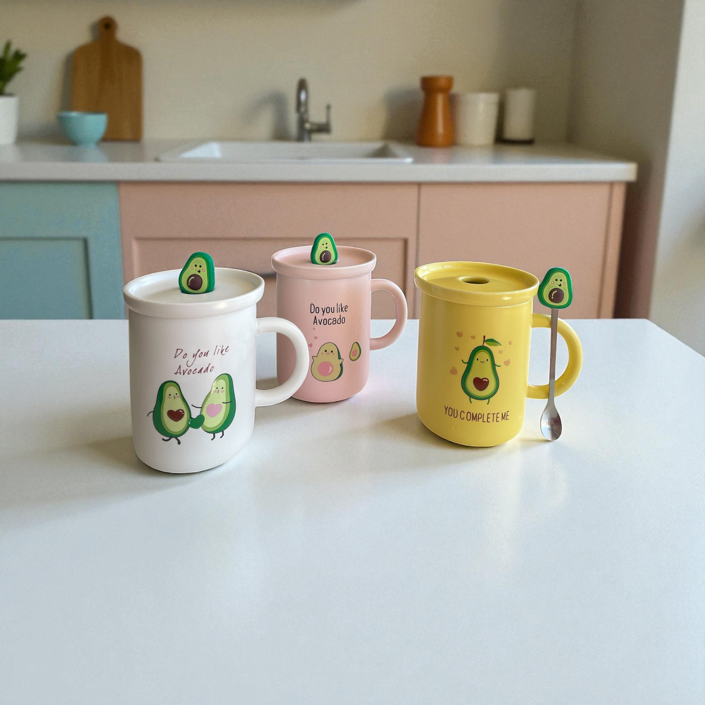 Tazas Avocado Love – Edición “You Complete Me”