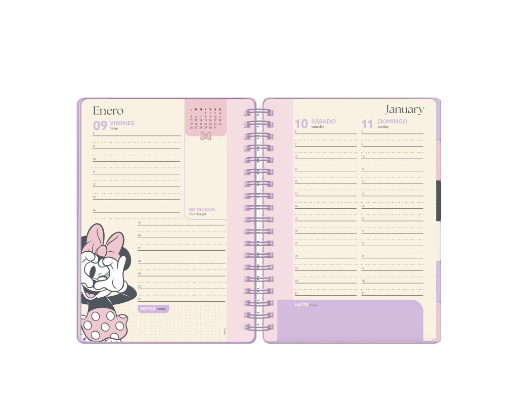 Agenda 2026 Minnie Mouse