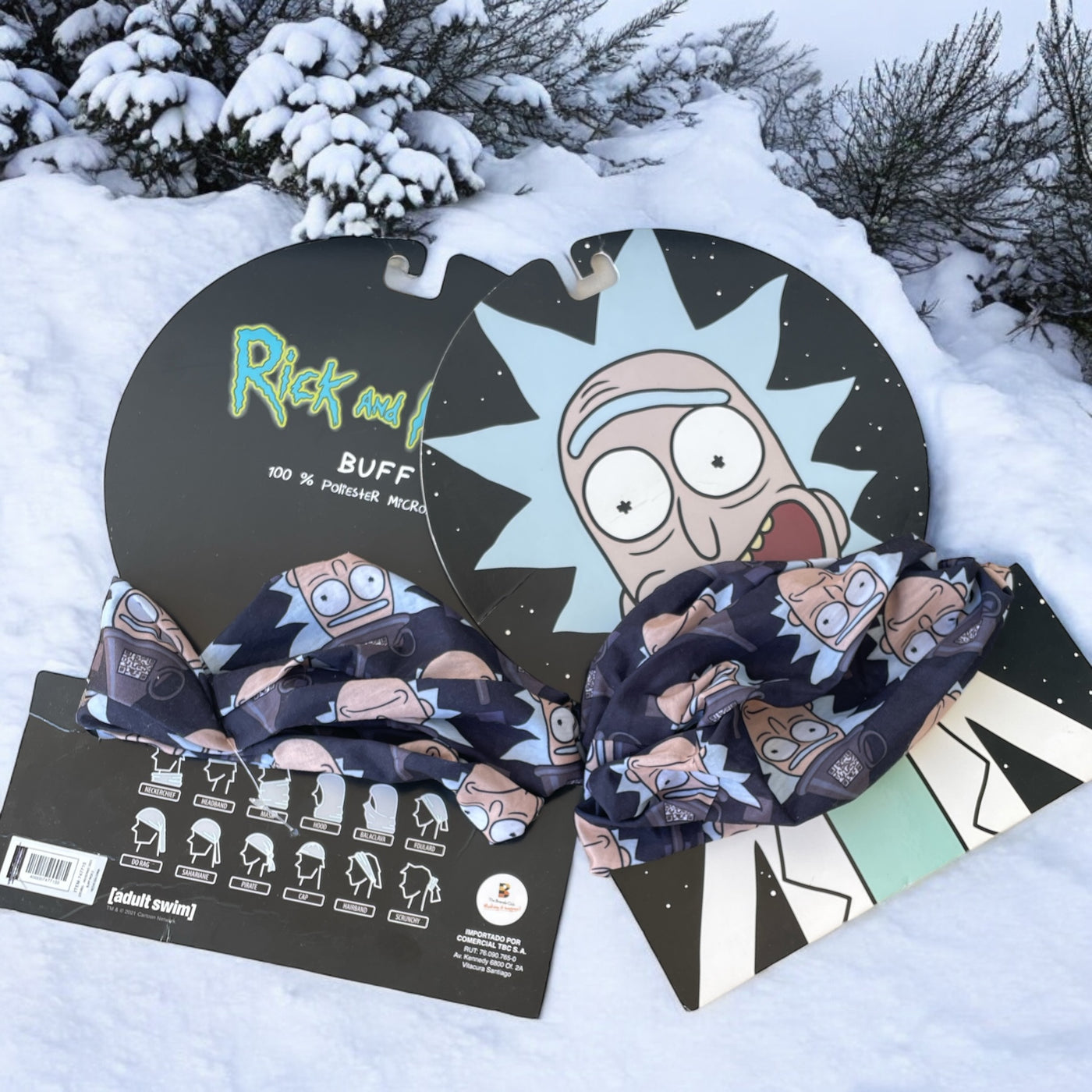 Pañuelo Bandana Rick And Morty