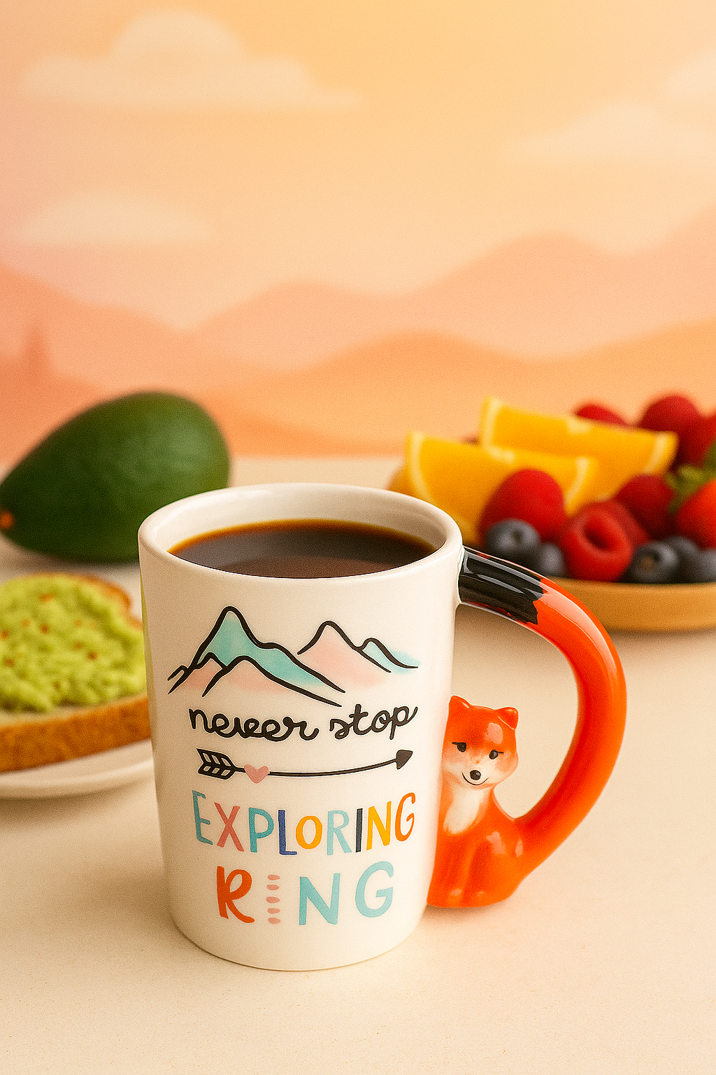 Tazon Zorrito aventurero 3D