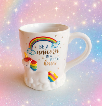 Taza Unicornio “Be a Unicorn in a Field of Horses” 🌈✨