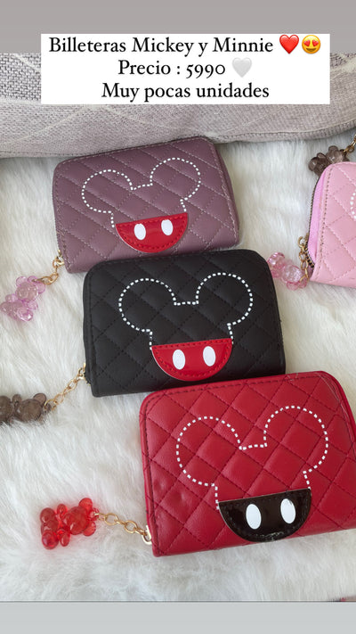 Billeteras Minnie y Mickey