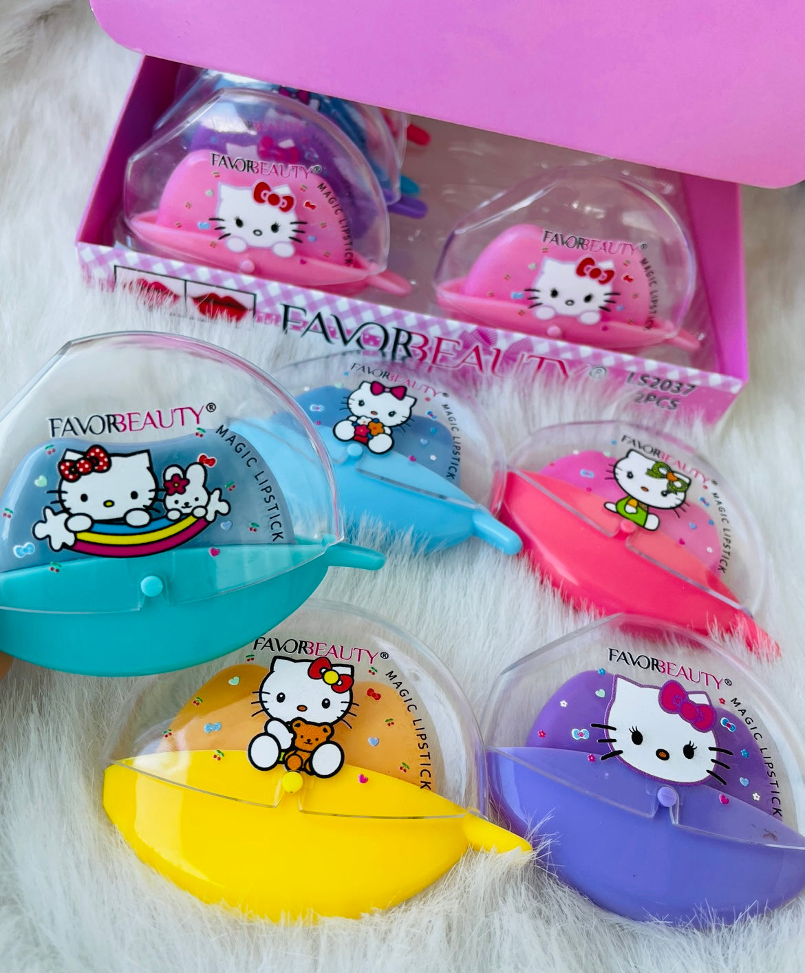 Labial mágico hello kitty