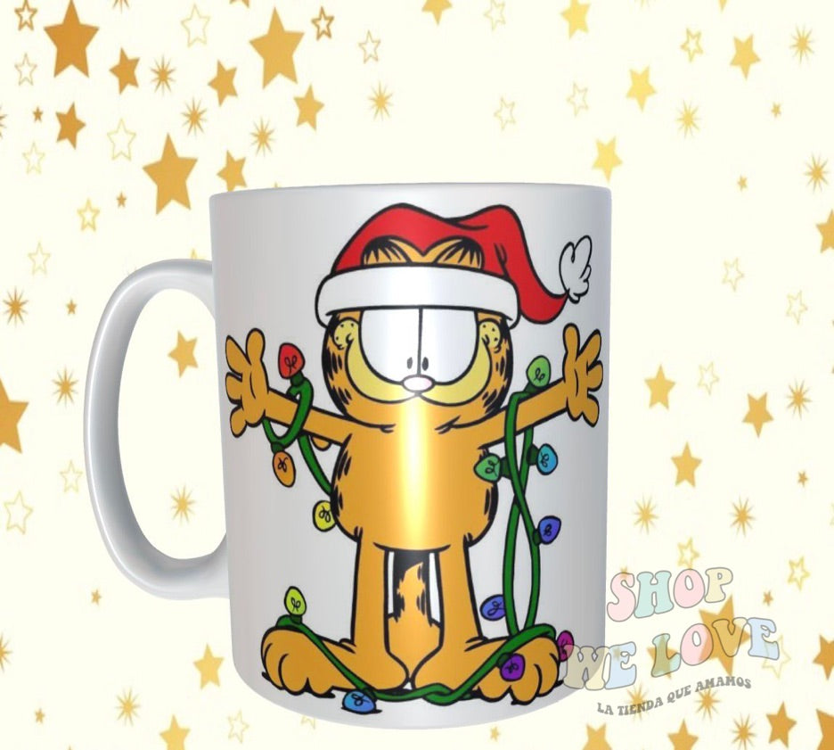 Taza Garfield Navidad