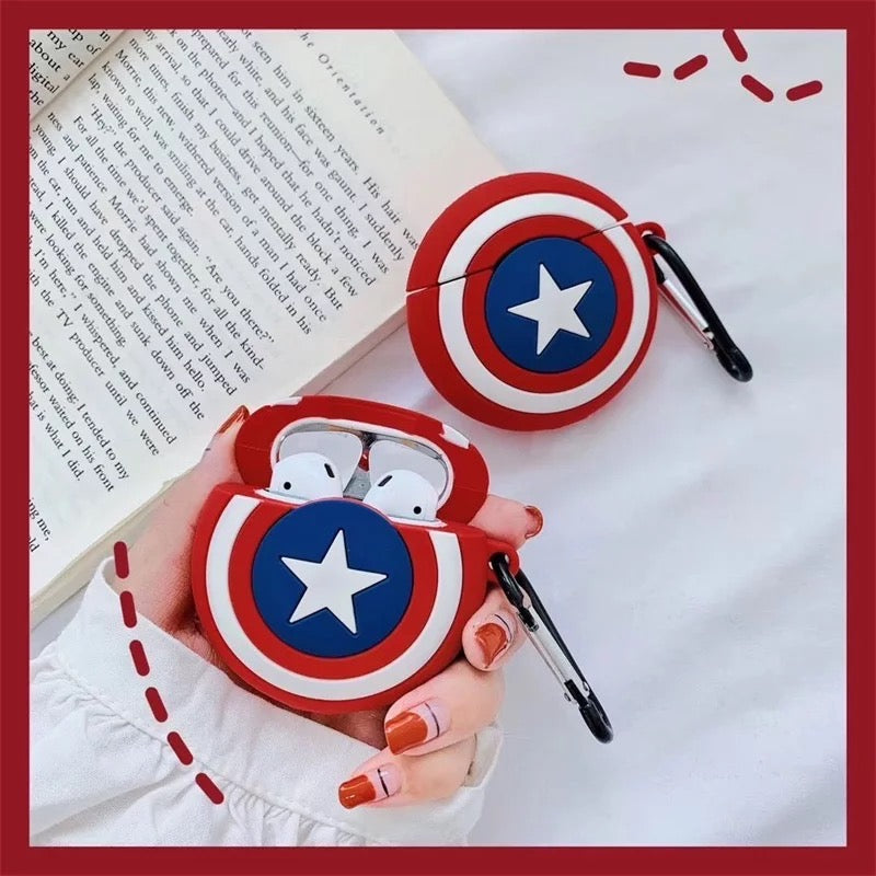 Funda de Audifonos Capitan America