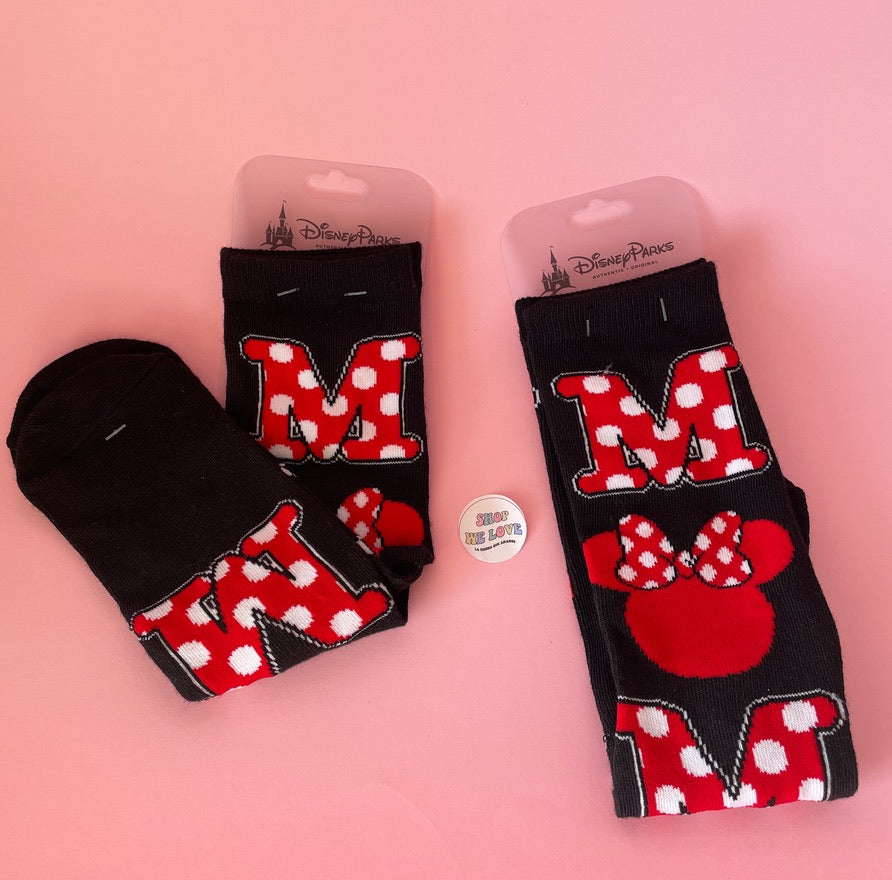Calcetines Minnie Mouse Letra
