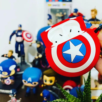 Funda de Audifonos Capitan America