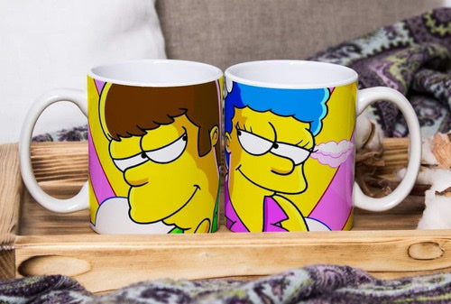 Tazones Pareja Homero y Marge