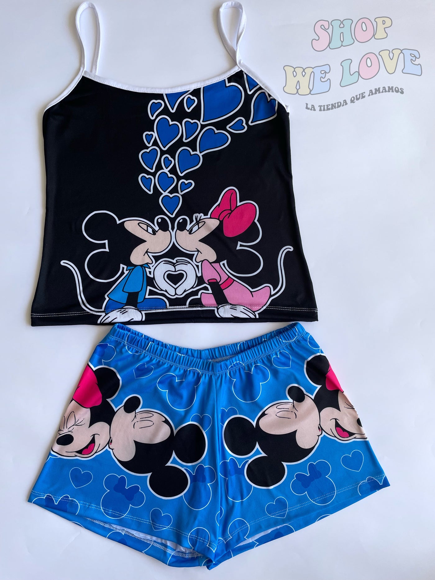 Pijama Minnie Mouse y Mickey Mouse