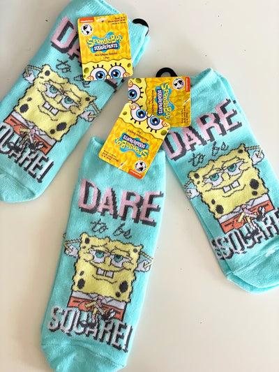 Calcetines Bob  Esponja Celeste