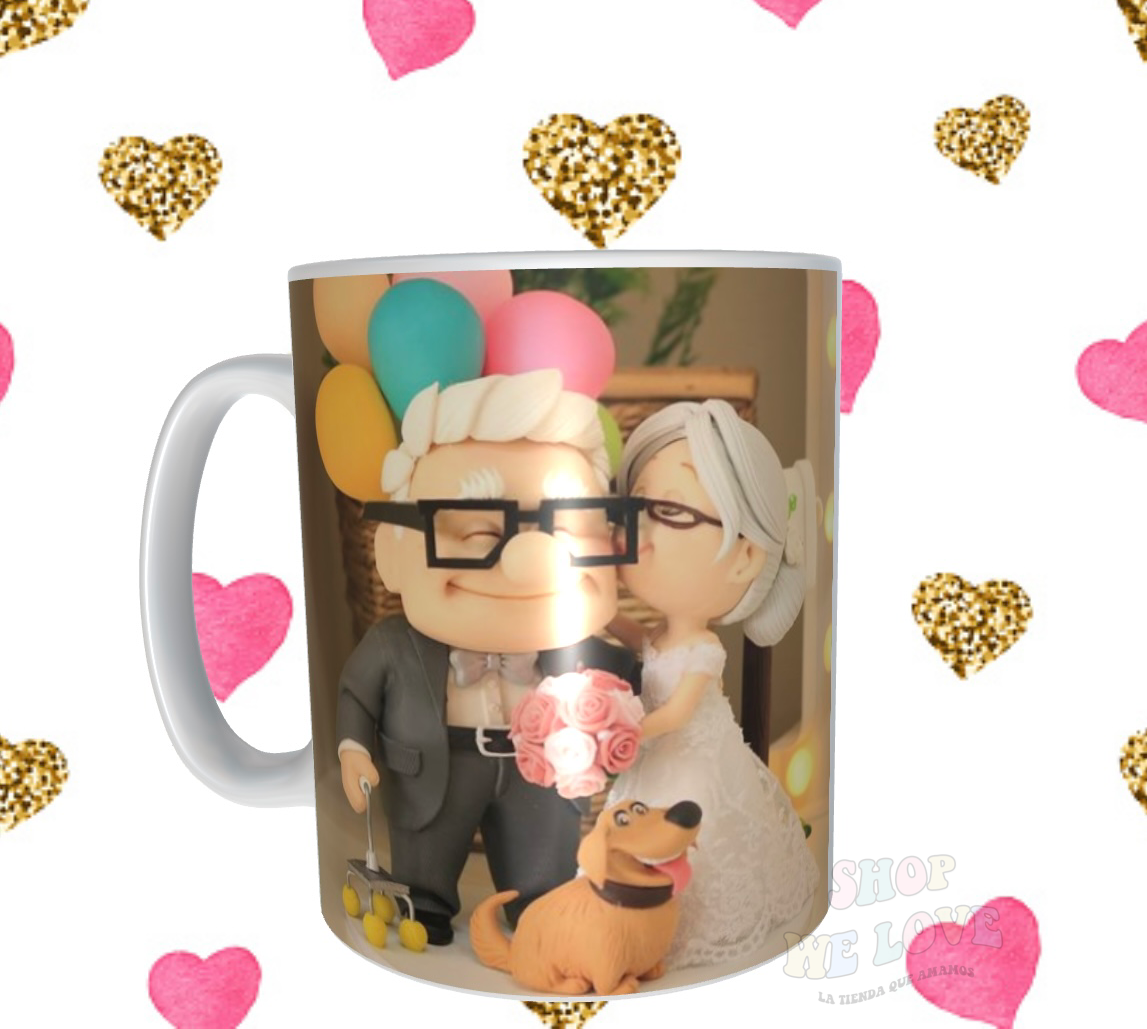 Taza Carl y Ellie Up