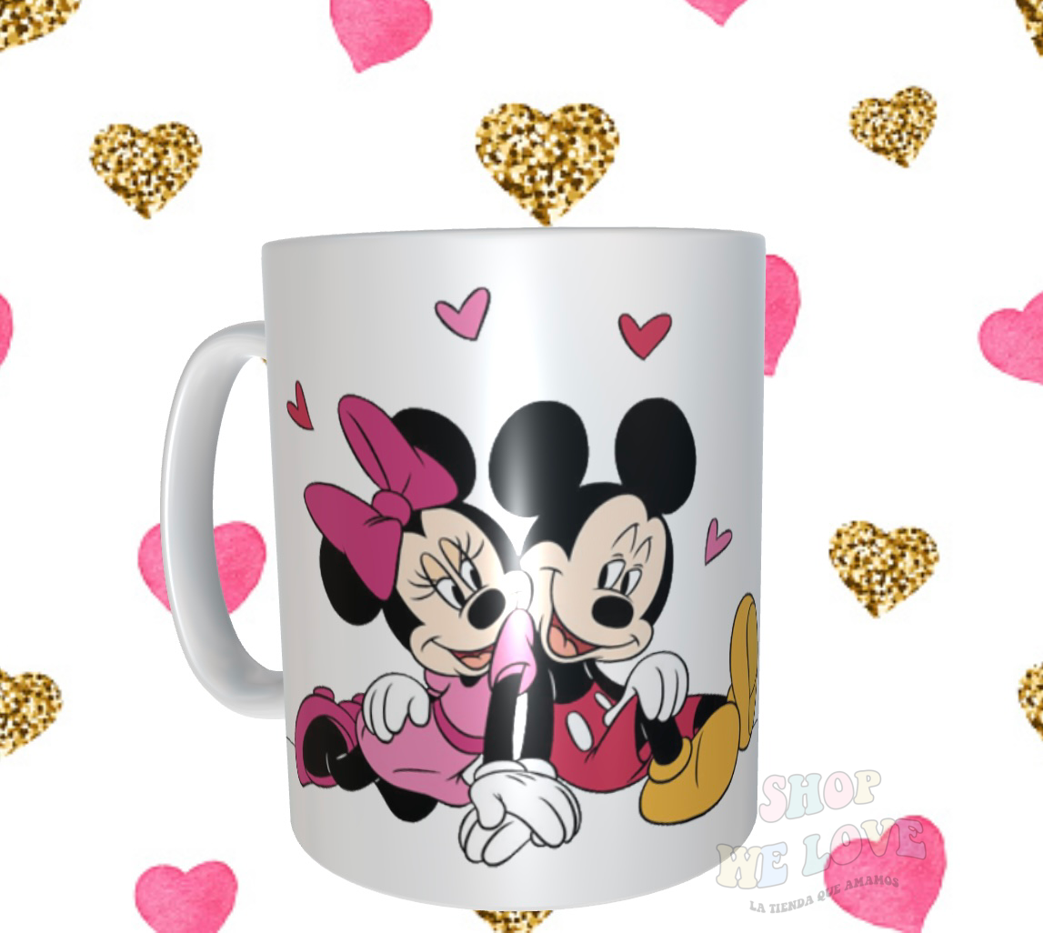 Taza Minnie y Mickey