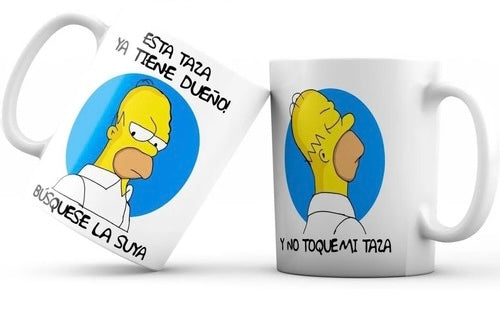 Taza Homero “Búsquese su taza”